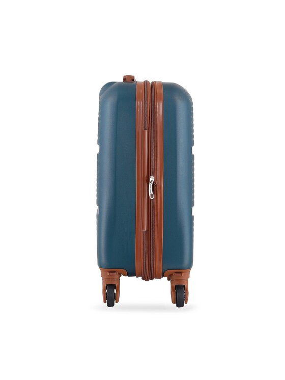 Semi Line Semi Line Салонна валіза T5585-1 Бірюзовий