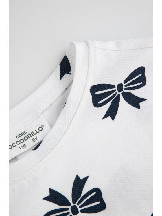 Coccodrillo Coccodrillo T-Shirt WC6143220VGA-001 Biały Regular Fit