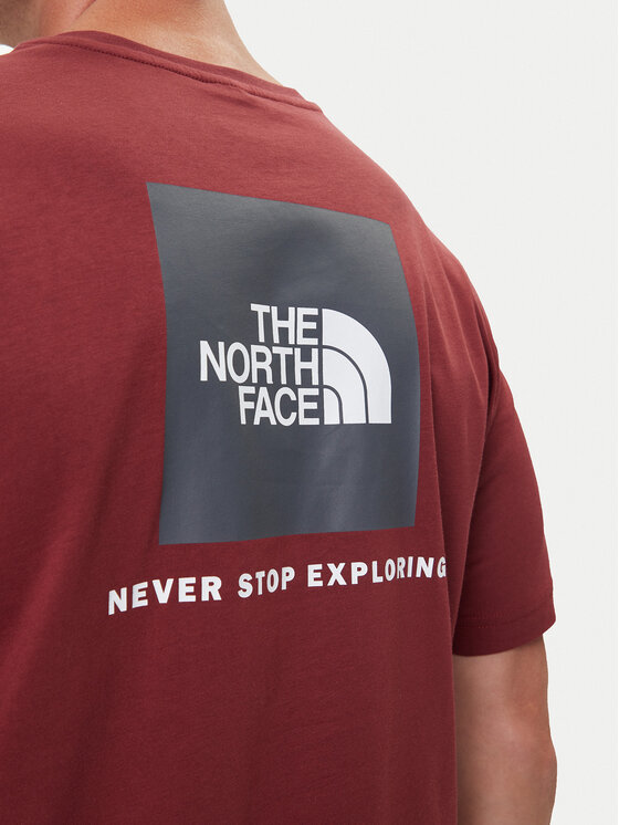 The North Face The North Face T-Shirt Redbox NF0A87NP Rot Regular Fit