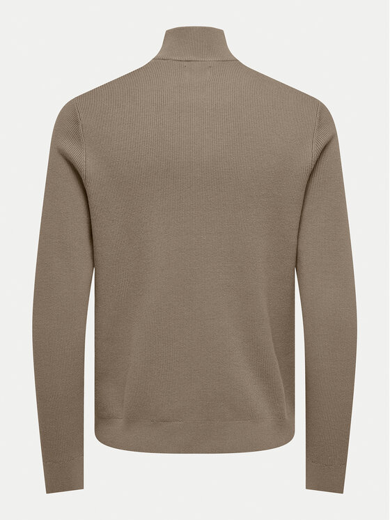 Only & Sons Only & Sons Sveter 22023210 Béžová Regular Fit