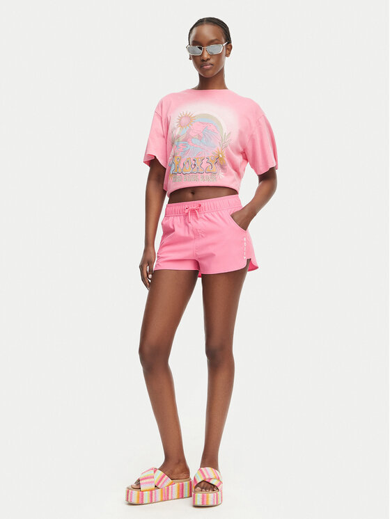 Roxy Roxy Sportiniai šortai ERJBS03298 Šviesiai rožinė Regular Fit
