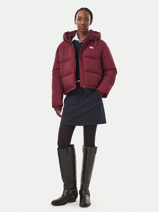Tommy Jeans Tommy Jeans Žieminė striukė DW0DW21625 Violetinė Regular Fit