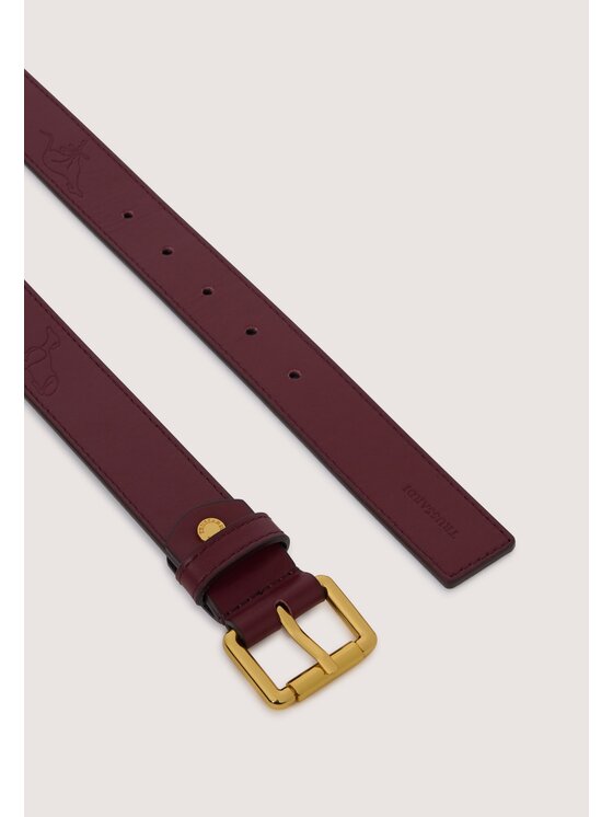 Trussardi Trussardi Pasek B343B100024N0T1 Bordowy