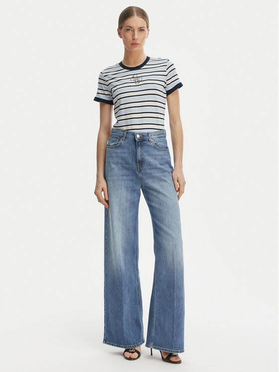 Guess Guess Футболка W6GI18 K3040 Голубий Classic Fit