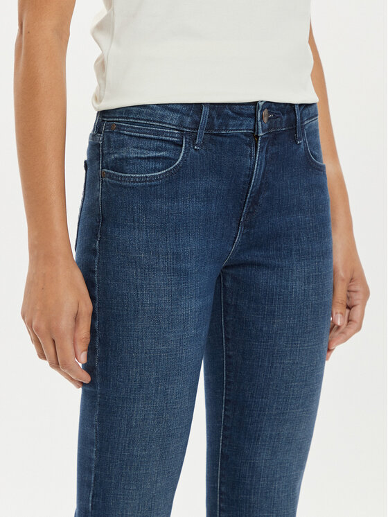 Wrangler Wrangler Jeansy 112356395 Granatowy Bootcut Fit