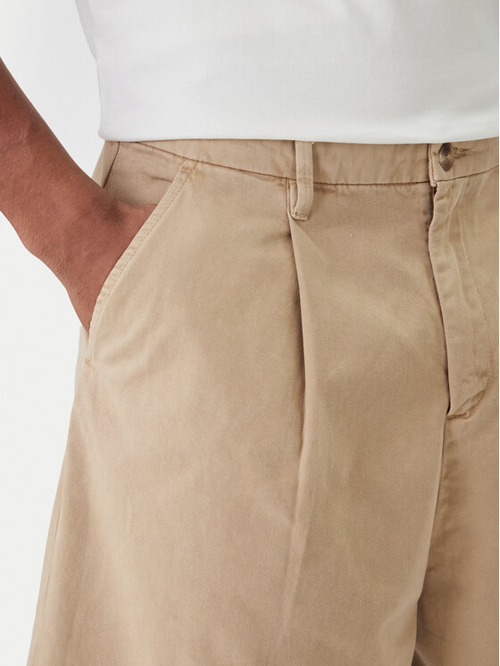 Guess Jeans Guess Jeans Pantaloncini di tessuto M6GD40 WGCV1 Beige Regular Fit