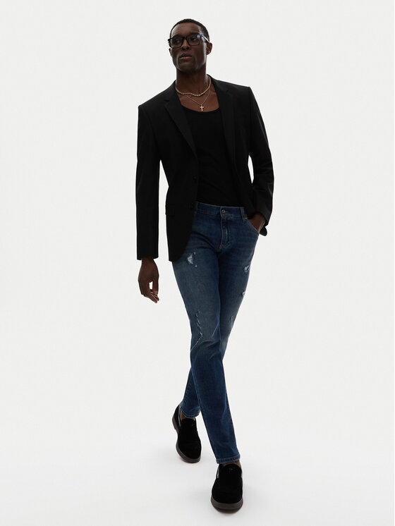 Dolce&Gabbana Dolce&Gabbana Jeans hlače GY07CD G8LN7 Mornarsko modra Slim Fit