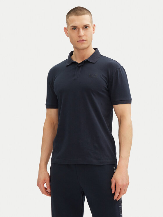EA7 Emporio Armani EA7 Emporio Armani Polo 7M000228 AF10373 UB102 Granatowy Regular Fit