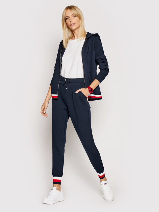 Tommy Hilfiger Tommy Hilfiger Pluus Heritage WW0WW24971 Tumesinine Regular Fit