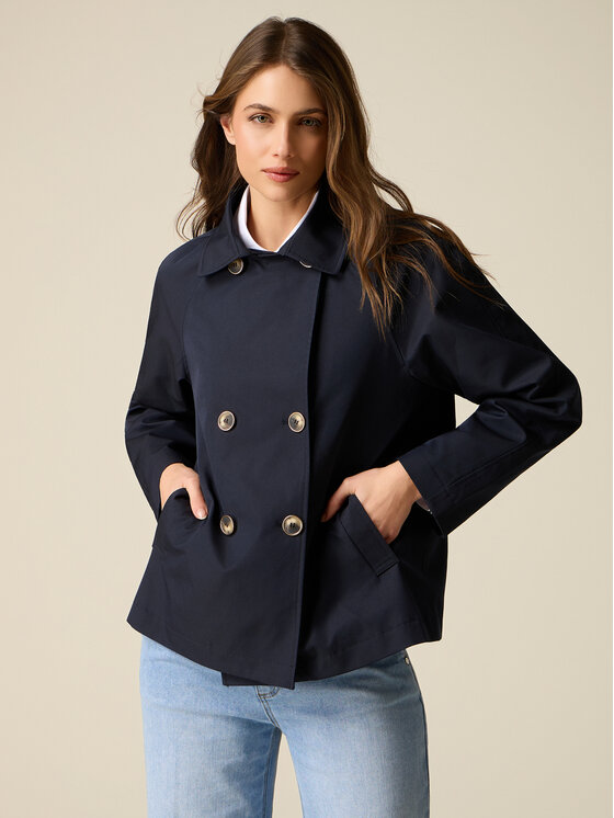Oltre Oltre Cappotto invernale 0007J000158N034 Blu Regular Fit