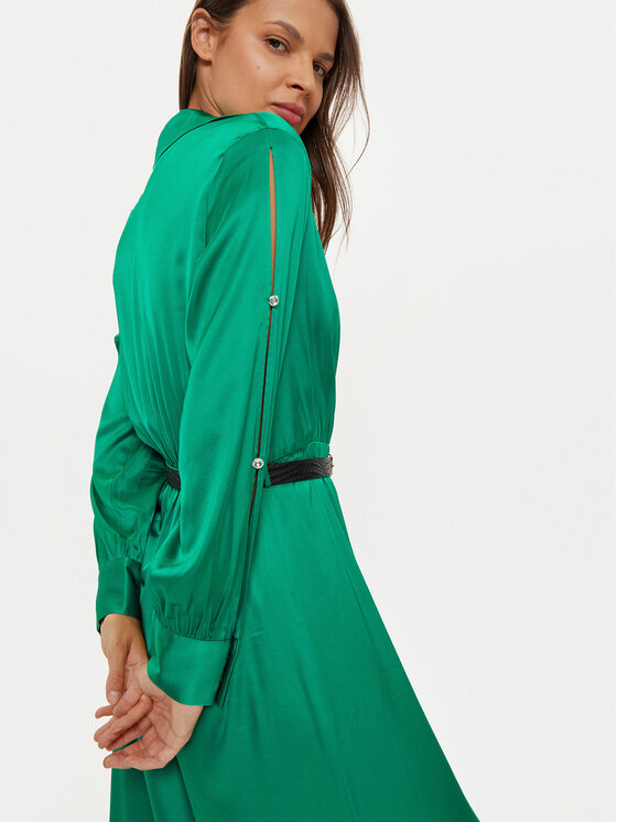 Liu Jo Liu Jo Kokteilinė suknelė WF4048 T3764 Žalia Regular Fit