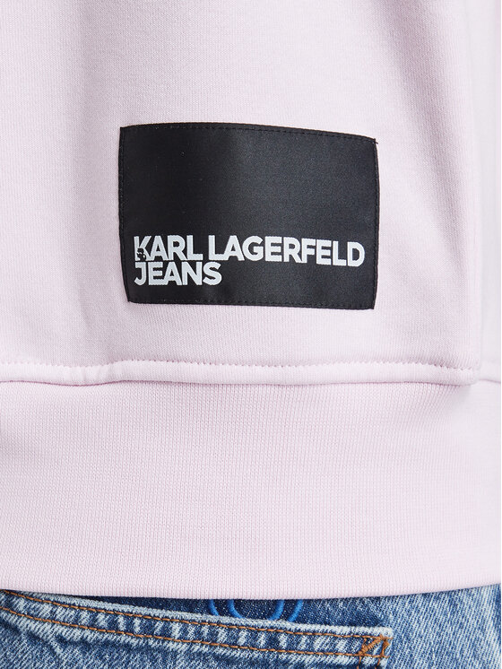Karl Lagerfeld Jeans Karl Lagerfeld Jeans Bluza A1W20005 Różowy jasny Regular Fit