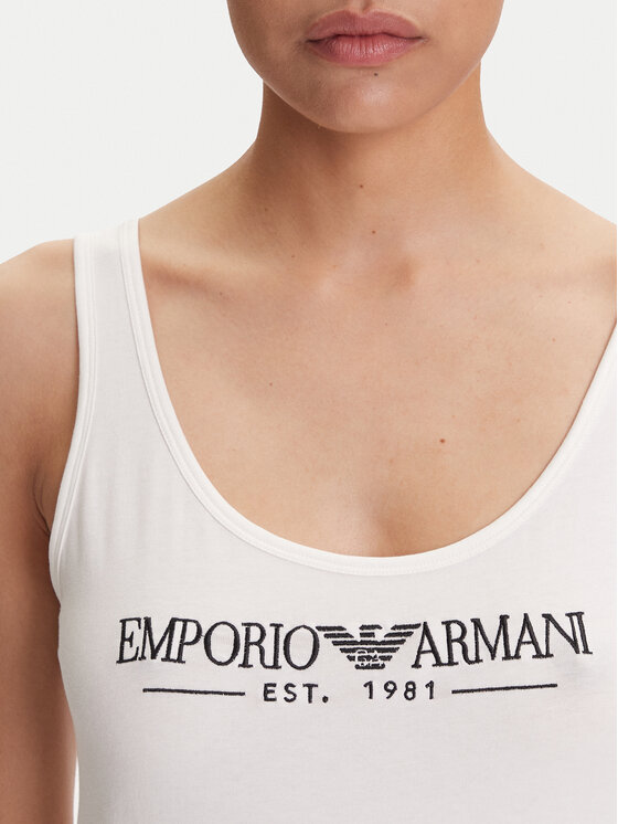 Emporio Armani Underwear Emporio Armani Underwear Sukienka codzienna EW000494 AF10881 U1131 Biały Regular Fit