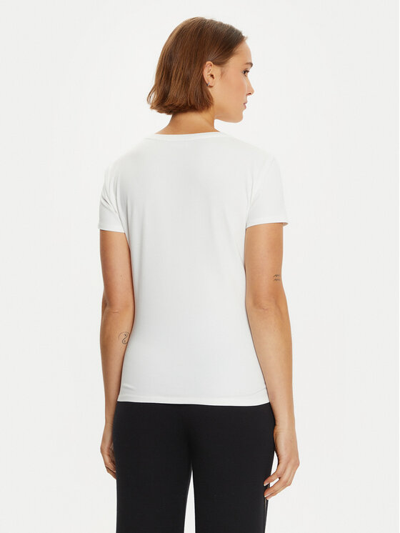 Liu Jo Sport Liu Jo Sport T-krekls TF4312 JS088 Balts Regular Fit