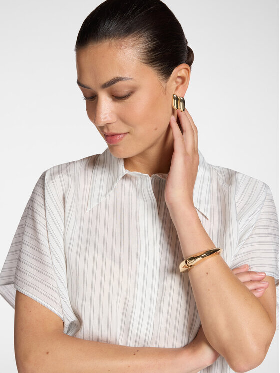 Elena Mirò Elena Mirò Camicia 5000E000113N001 Bianco Regular Fit