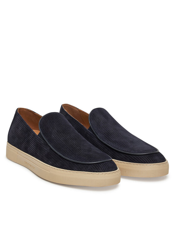 Emporio Armani Emporio Armani Nizki čevlji X4Y008 XF848 00285 Mornarsko modra