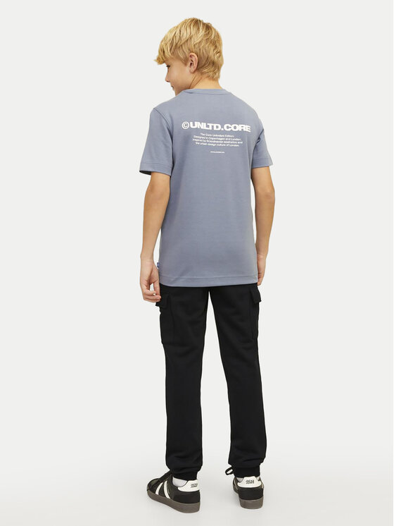 Jack&Jones Junior Jack&Jones Junior Spodnji del trenirke Gordon 12254214 Črna Slim Fit