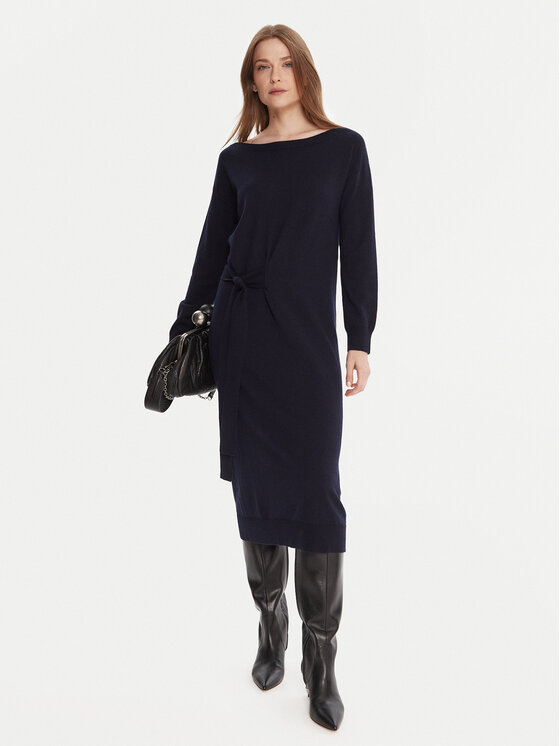 Gaudi Gaudi Трикотажна сукня 521FD13001 Cиній Relaxed Fit