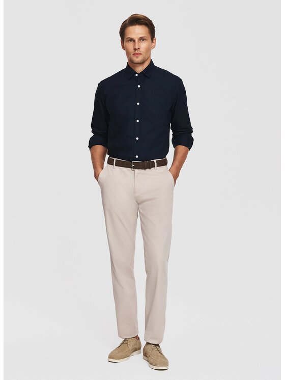 Pako Lorente Pako Lorente Koszula P26SN-1X-020 Granatowy Slim Fit