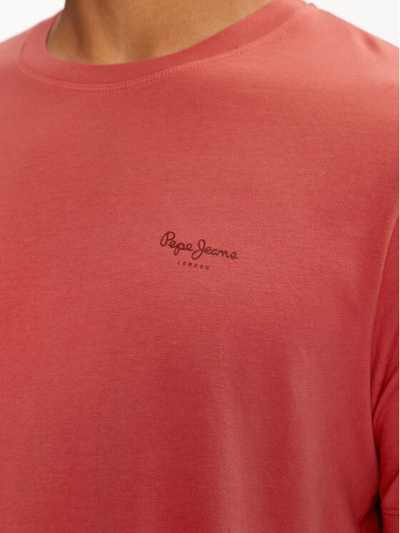 Pepe Jeans Pepe Jeans T-Shirt Jacko PM508664 Czerwony Regular Fit