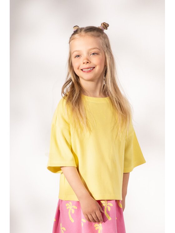 Coccodrillo Coccodrillo T-Shirt WC6143202WGK-004 Žlutá Regular Fit