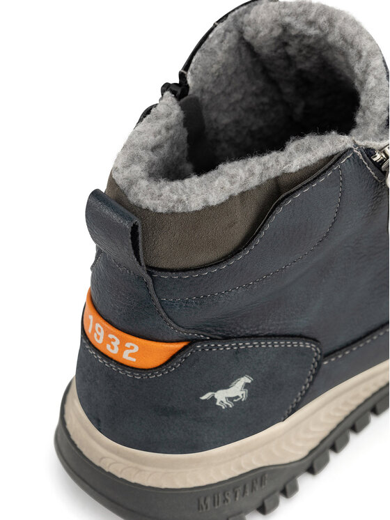 Mustang Mustang Schnürschuhe 4202-601 Dunkelblau