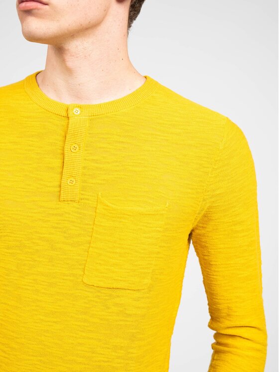 Antony Morato Antony Morato Sweter MMSW01180 YA200070 Żółty Regular Fit