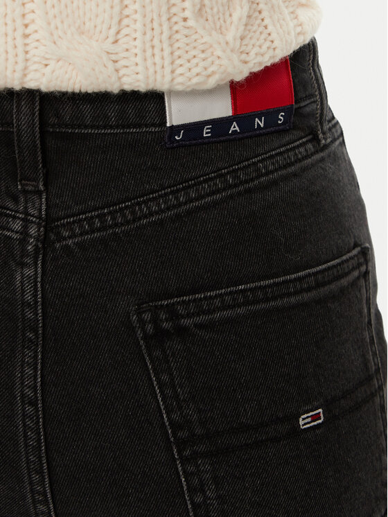 Tommy Jeans Tommy Jeans Traperice Layla DW0DW19577 Crna Straight Fit