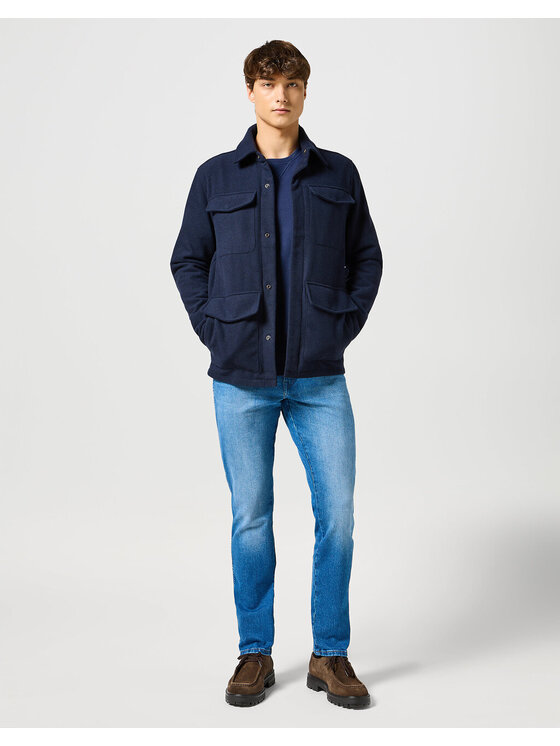 Wrangler Wrangler Jeansy TEXAS SLIM Niebieski Slim Fit