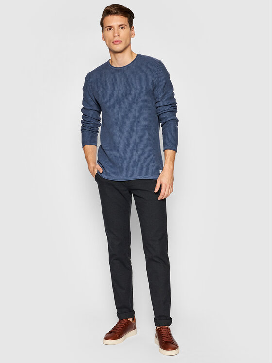 Maglione Carlos 12179861 Blu scuro Regular Fit