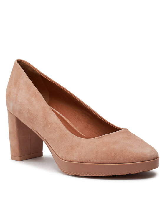 Scarpe con tacco beige clearance