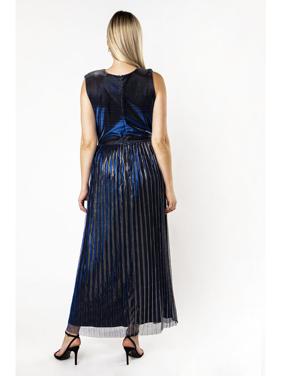 QUIOSQUE QUIOSQUE Večerní šaty BRILLIANT DRESS Modrá Regular Fit