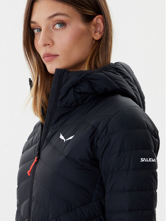 Salewa Salewa Pūkinė striukė W Brenda 27884 Juoda Regular Fit