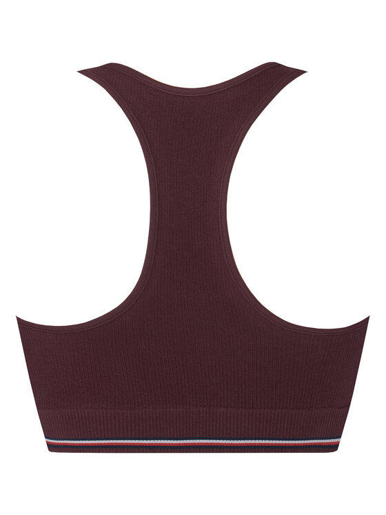 Tommy Hilfiger Tommy Hilfiger Podprsenkový top UW0UW06061 Bordová