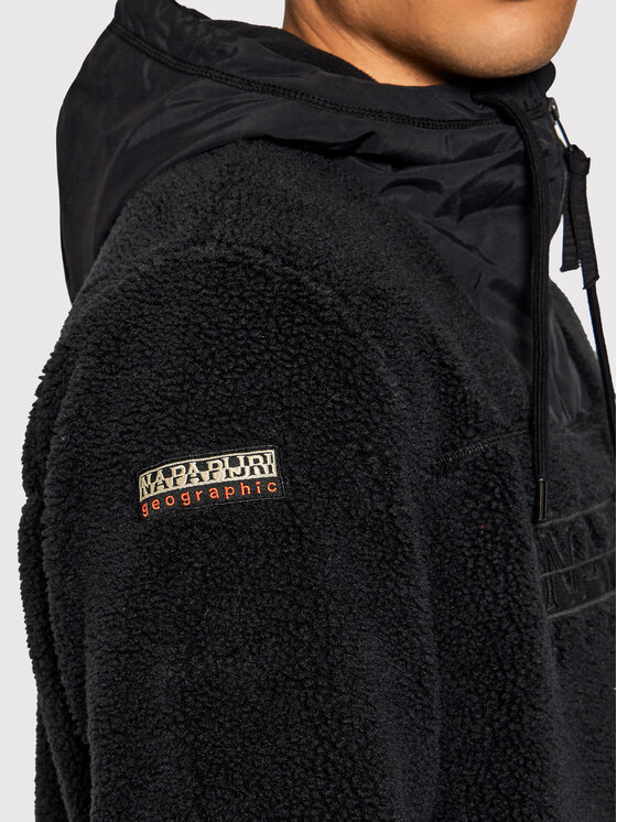 Napapijri Napapijri Fleece Teide 4 NP0A4FKX Μαύρο Regular Fit
