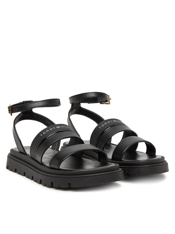 Tommy Hilfiger Tommy Hilfiger Sandale Sandal T4A2-33798-0371 S Crna