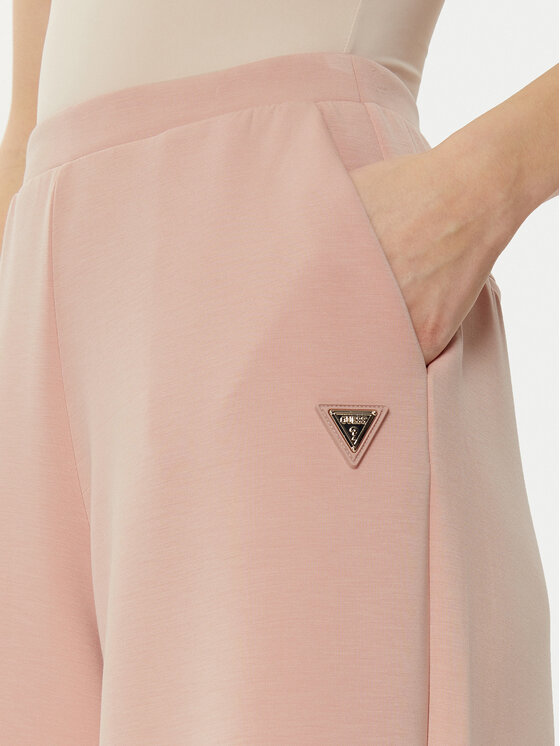 Guess Guess Hlače V4YB07 KCAY2 Ružičasta Regular Fit