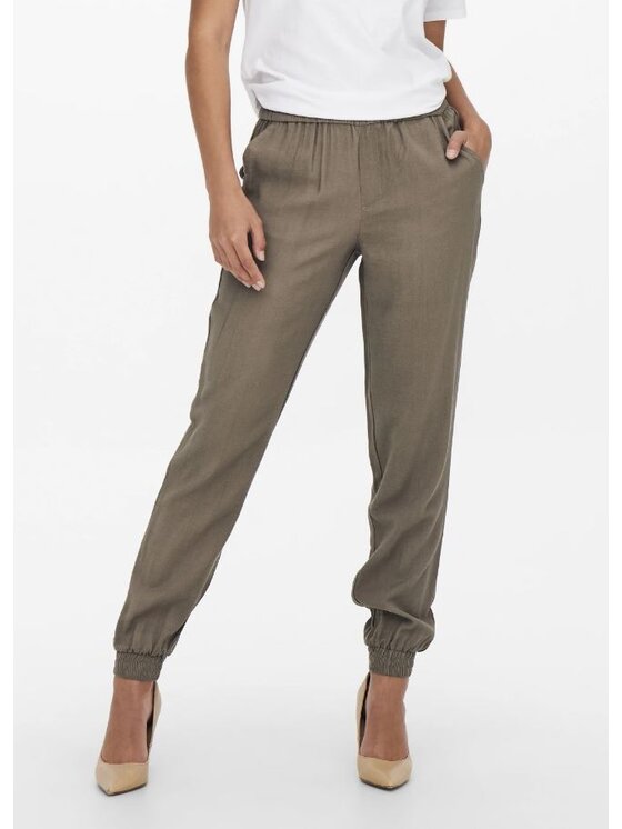 ONLY ONLY Pantaloni di tessuto 15203946 Beige Regular Fit
