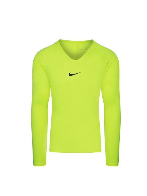 Nike Nike Koszulka techniczna DRY PARK FIRST LAYER LS Żółty Basic Fit