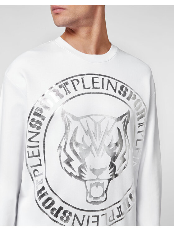 Plein Sport Plein Sport Longsleeve 473 Bianco Regular Fit