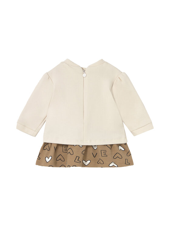 Mayoral Mayoral Kleid für den Alltag 2833 Beige Regular Fit