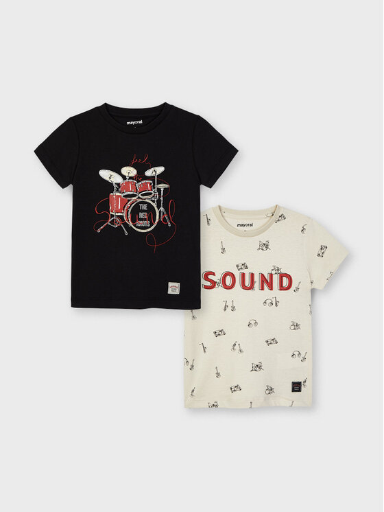 Set di 2 T-shirt 3050 Multicolore Regular Fit
