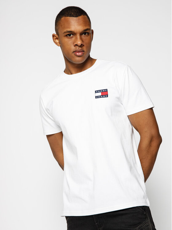 Tommy Jeans Póló DM0DM06595 Fehér Regular Fit • Modivo.hu