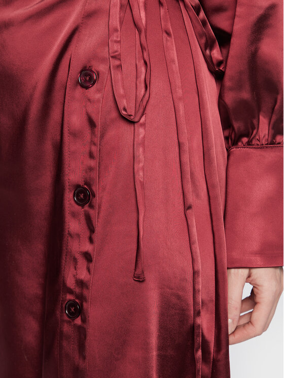 Edited Edited Коктейльна сукня Etienne EDT6561001000002 Бордовий Regular Fit