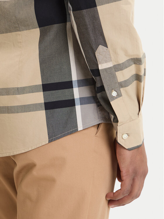 Barbour Barbour Srajca Harris MSH5071TN31 Bež Tailored Fit