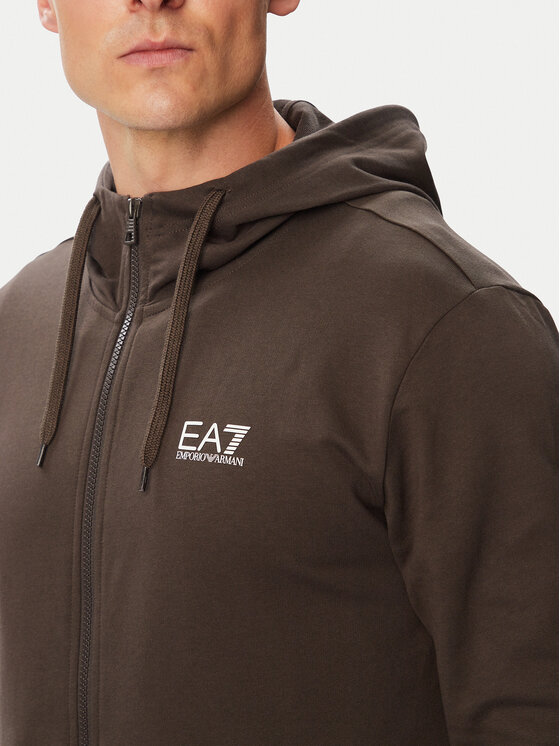 EA7 Emporio Armani EA7 Emporio Armani Bluza 8NPM33 PJVRZ U6027 Brązowy Regular Fit