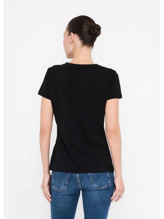 Liu Jo Liu Jo T-shirt TF5287JS923M9845 Nero Regular Fit