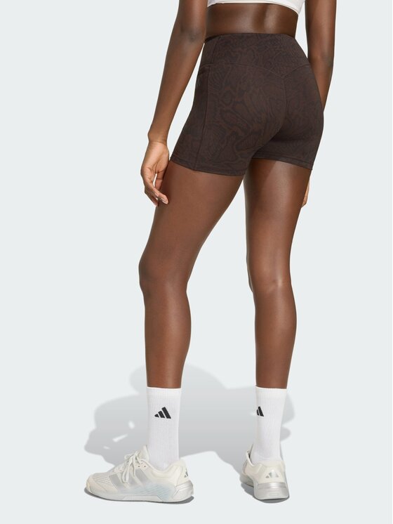 adidas adidas Szorty sportowe 167668 Brązowy Fitted Fit