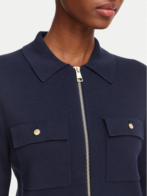 Tommy Hilfiger Tommy Hilfiger Кардиган WW0WW51415 Тъмносин Regular Fit