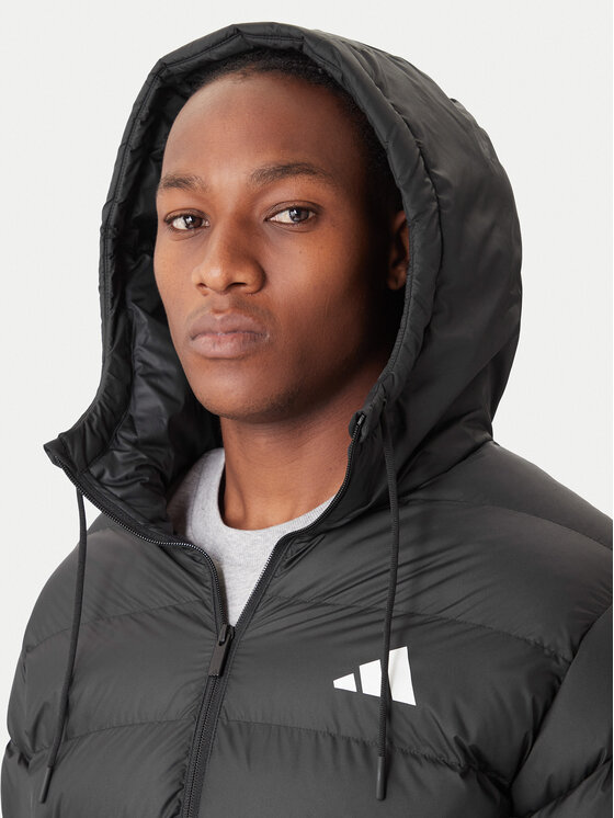adidas adidas Kurtka zimowa Essentials Climawarm 3-Stripes JM8355 Czarny Regular Fit